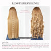 Picture of REECHO 20" 1-pack 3/4 Full Head Curly Wave Clips in on Synthetic Hair Extensions HE008 Hair pieces for Women 5 Clips 4.5 Oz Per Piece - Dark Reddish Brown