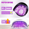 Picture of 268W LED UV Light Dryer for Nails Gel Polish with 57 Lamp Beads 4 Timer Setting & LCD Touch Display Screen, Auto Sensor, Professional Nail LAMP