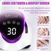 Picture of 268W LED UV Light Dryer for Nails Gel Polish with 57 Lamp Beads 4 Timer Setting & LCD Touch Display Screen, Auto Sensor, Professional Nail LAMP