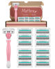 Picture of Razors for Women Sensitive Skin, 6 Blades Women’s razors for Shaving Including 1 Travel Razors for Women with 12 Blade Refills， Pink