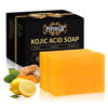 Picture of PIPIHUA Turmeric Kojic Acid Soap for Skin: Lemon Kojic Acid Dark Spot Remover Soap Bars Combines Lemon&Turmeric&Kojic acid&Collagen&Vitamin C&Glutathione(2 Pack)