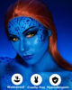 Picture of Go Ho Cream-Blendable Blue Face Paint Stick (1.06 Oz),Full-coverage Royal Blue Body Paint Stick for Adults Children Halloween Cosplay Avatar Smurf Clown FX Makeup,Waterproof Sport Blue Eye Black Stick