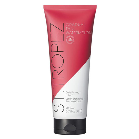 Picture of St.Tropez Gradual Tan Watermelon, Daily Firming Lotion, Hydrating Self Tan Moisturizer, 5 Skincare Benefits, Vegan, Natural & Cruelty Free, 6.7 Fl Oz