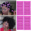 Picture of YOROSTAR Perm Rods Set for Natural Hair 40pcs Plastic Cold Wave Rods for Long Short Hair Rollers Large Hair Curling Rods for Women Purple
