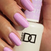 Picture of DND Gel Polish Set, Purple Collection, UV/LED Gel Polish and Air Dry Nail Lacquer, Matching Chip-Free Polish Duo, 727 Pixie, 0.5 Fl Oz