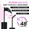 Picture of CALAILIS Cluster Lash Glue Lash Sealer and Lash Remover Kit, Super Strong Hold and Long Lasting 72 Hours Lash Bond and Seal Quick Gentle Clean Non-Irritating Lash Extension Remover