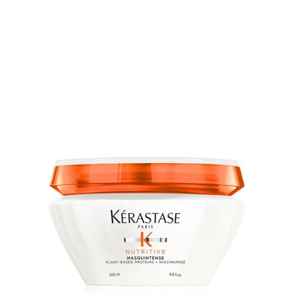 Picture of KERASTASE Nutritive Masquintense Hair Mask | Deeply Nourishes & Conditions | With Plant-Based Proteins & Niacinamide | For Fine to Medium Dry Hair | 6.8 Fl Oz