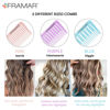 Picture of Framar Dreamweaver Highlight Comb Set - Combs for Hair Stylist, Highlighting Comb, Hair Dye Comb, Hair Highlighter Comb with Metal Pick, Balayage Comb - 3 Pack Pastel