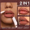 Picture of USHAS Lipstick and Lip Liner Combo Set 2 in 1 Waterproof Lipstick and 24H Lip liner Set Long Lasting Lipsticks for Women, Matte Lipstick Pen with Lip Liner Makeup Kits Set (S13, Pack of 1)