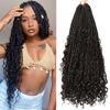 Picture of 8 Packs Crochet Box Braids- 18 Inch Boho Box Braids Crochet Braids Hair Bohomian Box Braid Crochet Hair Synthetic Braiding Hair Goddess Box Braids Crochet Hair for Black Women (18(8Packs), 4#)…