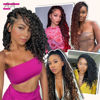 Picture of 8 Packs Crochet Box Braids- 18 Inch Boho Box Braids Crochet Braids Hair Bohomian Box Braid Crochet Hair Synthetic Braiding Hair Goddess Box Braids Crochet Hair for Black Women (18(8Packs), 4#)…