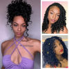 Picture of 8 Packs Crochet Box Braids-12 Inch Boho Box Braids Crochet Braids Hair Bohomian Box Braid Crochet Hair Synthetic Braiding Hair Goddess Box Braids Crochet Hair for Black Women(1B/Blue#)