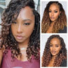 Picture of 8 Packs Goddess Box Braids Crochet Hair-14 Inch Crochet Box Braids Pre-looped Bohomian Crochet Braids Hair Synthetic Braiding Hair Extensions Crochet Hair for Black Women(1B/30)