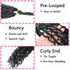 Picture of Crochet Box Braids- Boho Box Braids Crochet Braids Hair Bohomian Box Braid Crochet Hair Synthetic Braiding Hair Goddess Box Braids Crochet Hair for Black Women (14(2Packs), 1B)