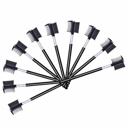 Picture of Eyelash Comb and Eyebrow brush, Eyelash Brush Comb Set (10PCS)