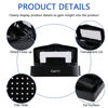 Picture of Gusnilo Nail Tool Sterilizer Box Plastic Disinfectant Container Barbicide Disinfectant Tray for Nail Tools, Tweezers, Hair Salon, Spa and Trimmer Manicure Equipment (Black)