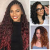 Picture of 8 Packs Boho Braids Crochet Hair-18 Inch Crochet Box Braids- Bohomian Box Braid Crochet Hair Synthetic Braiding Hair Goddess Box Braids Crochet Hair for Black Women(2#)