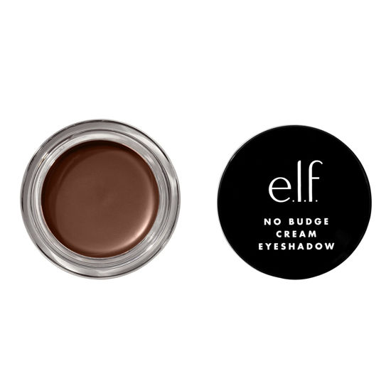 Picture of e.l.f. No Budge Cream Eyeshadow, 3-in-1 Eyeshadow, Primer & Liner With Crease-Resistant Color & Stay-Put Power, Vegan & Cruelty-Free, Sand Dune