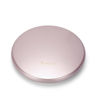 Picture of Fancii LED Lighted Travel Makeup Mirror, Rechargeable with 10x/1x Magnifying & 3 Light Settings - Compact, Portable, Large 5” Wide Hand Mirror for Handbag and Purses (Rose Gold)