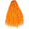 Picture of Beverlee 14 Inch Boho Box Braids 8 Packs Goddess Box Braids Crochet Hair Bohemian Hippie Braids Braiding Hair Box Braids with Curly Ends Messy Pre-looped Synthetic Crochet Hair for Women Orange#