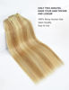 Picture of ROSEBUD Clip in Hair Extensions Real Human Hair 7Pcs 16Clips 18Inch 150g Natural Thick Hair Extensions Human Hair