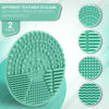 Picture of MINTHE™ Makeup Brush Cleaner Mat | 2 Pack | Silicone Makeup Brush Cleaning Mat, Make Up Brush Cleaner Pad, Makeup Brush Mat Cleaner, Makeup Cleaner, Make Up Brushes Cleaning