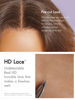 Picture of LUVME HAIR 10? Brown Ombre Bob Wig Human Hair Pre Cut Glueless HD Lace Closure Wig Pre Plucked, Light Brown Multicolored Short Loose Wave Wigs For Women