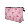 Picture of Cute Travel Makeup Bag Cosmetic Bag Small Pouch Gift for Women (Pink Flamingo)