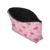 Picture of Cute Travel Makeup Bag Cosmetic Bag Small Pouch Gift for Women (Pink Flamingo)