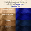 Picture of INH Semi Permanent Hair Color | Color Depositing Conditioner | Dark Blue Hair Dye | No Bleach No Peroxide Temporary Royal Sapphire Tint for Women, Men | Vegan, Sulfate & Ammonia Free, Ready to Use 6oz