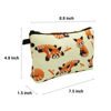 Picture of Cute Travel Makeup Bag Cosmetic Bag Small Pouch Gift for Women (Red Panda)