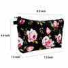 Picture of Cute Travel Makeup Bag Cosmetic Bag Small Pouch Gift for Women (Flowers)