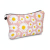 Picture of Cute Travel Makeup Bag Cosmetic Bag Small Pouch Gift for Women (Daisy Pink)