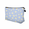 Picture of Cute Travel Makeup Bag Cosmetic Bag Small Pouch Gift for Women (Daisy 1)