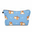 Picture of Cute Travel Makeup Bag Cosmetic Bag Small Pouch Gift for Women (Corgi)
