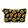 Picture of Cute Travel Makeup Bag Cosmetic Bag Small Pouch Gift for Women (Sunflowers)