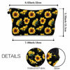Picture of Cute Travel Makeup Bag Cosmetic Bag Small Pouch Gift for Women (Sunflowers)