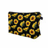 Picture of Cute Travel Makeup Bag Cosmetic Bag Small Pouch Gift for Women (Sunflowers)