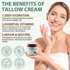 Picture of Liefiet Beef Tallow for Skin, Tallow and Honey Balm 4.2oz, Deep Nourishing Face and Body Moisturizers, Organic Grass Fed Whipped Beef Honey Balm