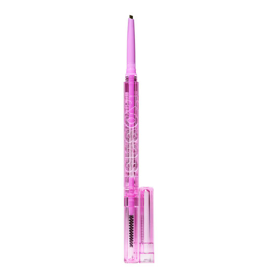 Picture of Kosas Brow Pop - Longwear Eyebrow Makeup, Dual-Sided Defining Pencil with Castor Oil for Soft, Natural Look of Real Hair - Brown Black