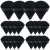 Picture of Thrilez 20pcs Triangle Powder Puff, Loose Powder Puffs Makeup Puff for Face Powder, Setting Powder Puff for Make Up, Face Puff Pads for Press Powder, Sponge Powder Applicator for Face and Eye (Black)