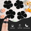 Picture of Thrilez 20pcs Triangle Powder Puff, Loose Powder Puffs Makeup Puff for Face Powder, Setting Powder Puff for Make Up, Face Puff Pads for Press Powder, Sponge Powder Applicator for Face and Eye (Black)