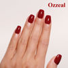 Picture of Ozzeal Gel Polish, 0.5 Fl Oz Dark Burgundy Red Gel Nail Polish Autumn Winter Soak Off LED UV Gel Nail Polish Art Starter Manicure Salon DIY Nail Gel Polish