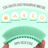 Picture of 3 Pack Silicone Body Scrubber, Exfoliating Body Scrubber, Soft Silicone Loofah, Body Scrubber Fit for Sensitive and All Kinds of Skin, Rapid Foaming, Clean and Sanitary