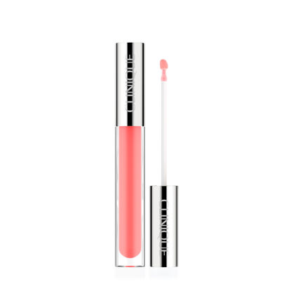 Picture of Clinique Pop Plush Creamy Lip Gloss With Hyaluronic Acid + Blend of Aloe Butter, Avocado Butter + Shea Butter | Hydrating + High Shine, Bubblegum Pop, 0.11 Fl Oz