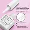 Picture of SAVILAND French Gel Nail Polish: 1PC 10 ML White Gel Polish Easy French Smile Line in 5s French Tip Nail Tool French Nails U V LED Gel French Tip Nail Art Nail Supplies for Starter Professional Gift