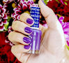 Picture of DND Gel Polish Set, Purple Collection, UV/LED Gel Polish and Air Dry Nail Lacquer, Matching Chip-Free Polish Duo, 657 Monster Purple, 0.5 Fl Oz