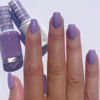 Picture of DND Gel Polish Set, Purple Collection, UV/LED Gel Polish and Air Dry Nail Lacquer, Matching Chip-Free Polish Duo, 737 Crushed Grape, 0.5 Fl Oz