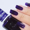 Picture of DND Gel Polish Set, Purple Collection, UV/LED Gel Polish and Air Dry Nail Lacquer, Matching Chip-Free Polish Duo, 763 Ultra Violet, 0.5 Fl Oz