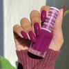 Picture of DND Gel Polish Set, Purple Collection, UV/LED Gel Polish and Air Dry Nail Lacquer, Matching Chip-Free Polish Duo, 755 Jinx, 0.5 Fl Oz